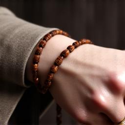Pulsera de madera de café