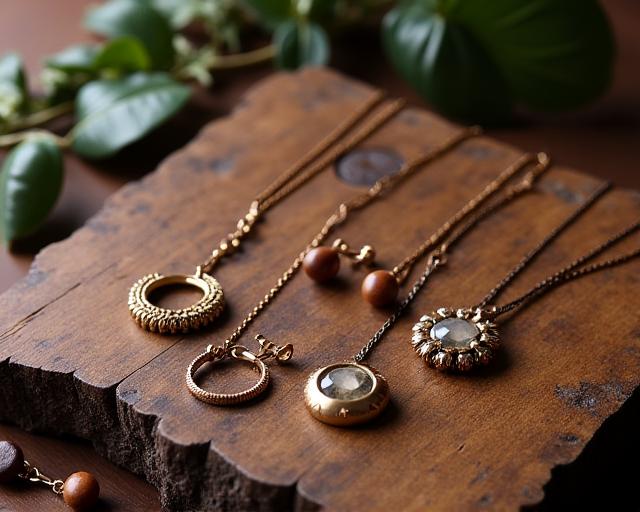 Joyería de madera de café colombiano