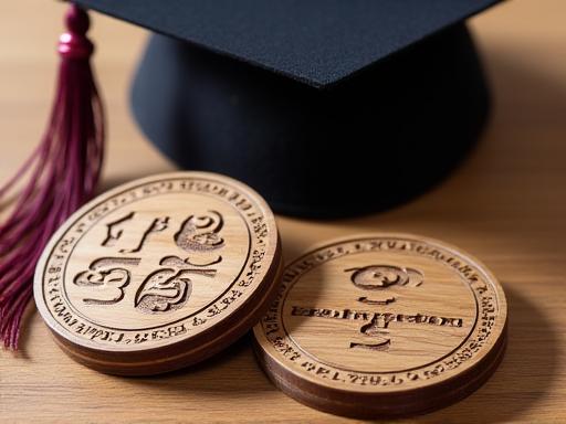 Medallas de grado en madera